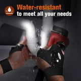 LED Fingerless Gloves Waterproof Outdoor Flashlight for Fishing