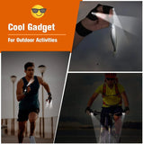 LED Fingerless Gloves Waterproof Outdoor Flashlight for Fishing