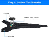 LED Fingerless Gloves Waterproof Outdoor Flashlight for Fishing